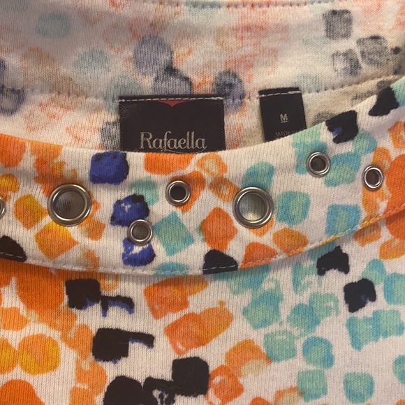 Soft orange and blue pattern medium shirt! - Picture 3 of 3